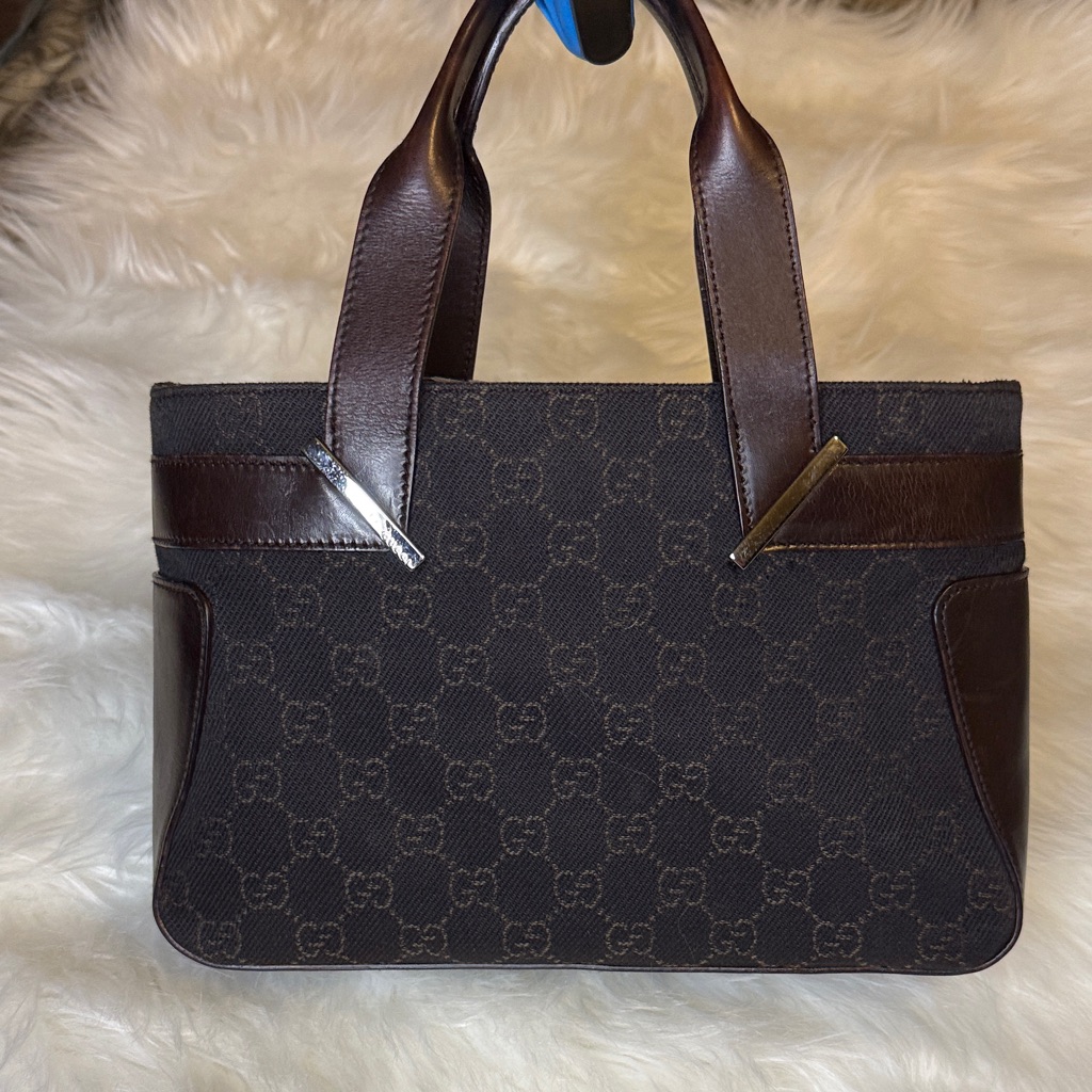 Gucci Dark Brown Signature Tote